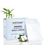 Mahinsure 100% Organic Bamboo Fibre Daily Liners/ Panty Liners for Women (Skin-Friendly - 155MM) - Pack of 20 Liners - Image 2