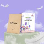 Mahinsure Organic Bamboo Fibre Sanitary Pads (Max./ Heavy Flow, Size – 350MM) - Pack of 6 Pcs