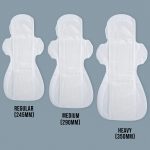 Mahinsure Organic Bamboo Fibre Sanitary Pads (Regular 245MM - 4 Pcs, Medium 290MM - 4 Pcs and Max. Flow 350MM - 4 Pcs) - Pack of 12 Pcs + With Disposable Cover + Roll-On + Canvas Pouch - Image 2