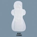 Mahinsure Combo Pack of Bamboo Fibre Sanitary Pads (Max. Flow 350MM - 12 Pcs + With Disposable Cover + Roll-On + Canvas Pouch) - Image 2