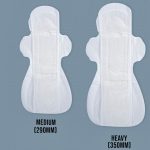 Mahinsure Organic Bamboo Fibre Sanitary Pads (Medium 290MM - 10 Pcs and Max. Flow 350MM - 10 Pcs) - Pack of 20 Pcs - Image 2