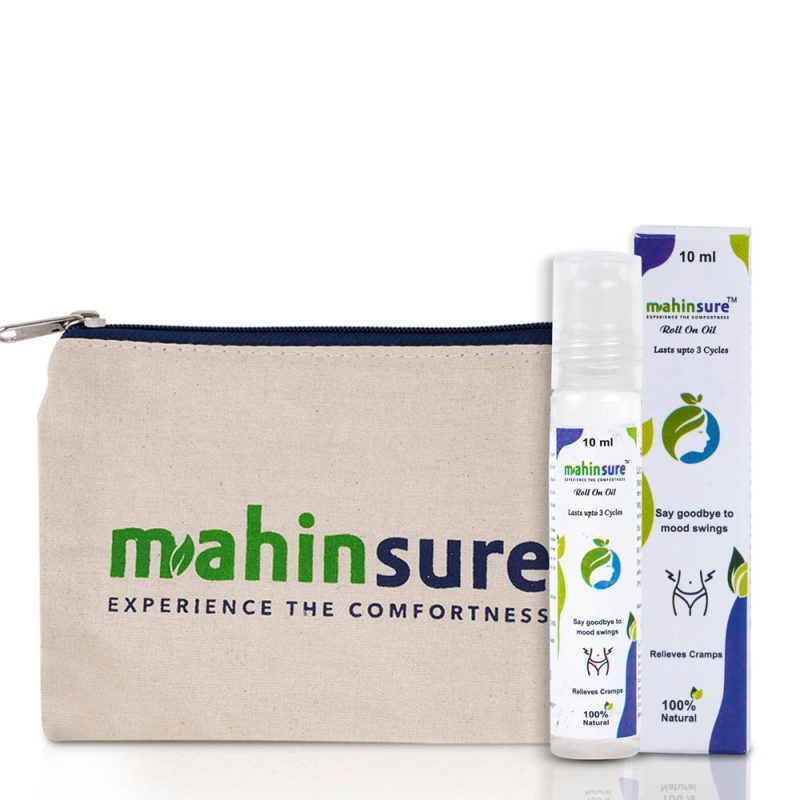 Mahinsure Combo Pack of Period Cramp Relief RollOn + Period Pain