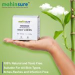 Mahinsure Combo Pack of Bamboo Fibre Daily Liners/Panty Liners - 20 Pcs + Period Cramp Relief Roll-On + Canvas Pouch - Image 3