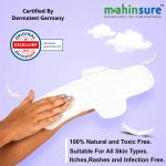Mahinsure Organic Bamboo Fibre Sanitary Pads (Regular 245MM - 8 Pcs, Medium 290MM - 8 Pcs and Max. Flow 350MM - 6 Pcs) - Image 3