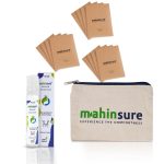 Mahinsure Organic Bamboo Fibre Sanitary Pads (Regular 245MM - 4 Pcs, Medium 290MM - 4 Pcs and Max. Flow 350MM - 4 Pcs) - Pack of 12 Pcs + With Disposable Cover + Roll-On + Canvas Pouch - Image 7