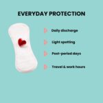 Mahinsure Organic Cotton Panty Liners for Women | Daily Use | Ultra-Thin & Breathable | Suitable for Sensitive Skin | Light Flow & Spotting Care | 155 mm | Pack of 60 (30 × 2) - Image 2