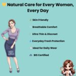 Mahinsure Organic Cotton Panty Liners for Women | Daily Use | Ultra-Thin & Breathable | Suitable for Sensitive Skin | Light Flow & Spotting Care | 155 mm | Pack of 60 (30 × 2) - Image 6