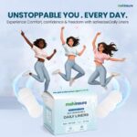 Mahinsure Organic Cotton Panty Liners for Women | Daily Use | Ultra-Thin & Breathable | Suitable for Sensitive Skin | Light Flow & Spotting Care | 155 mm | Pack of 60 (30 × 2) - Image 5