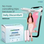 Mahinsure Organic Cotton Panty Liners for Women | Daily Use | Ultra-Thin & Breathable | Suitable for Sensitive Skin | Light Flow & Spotting Care | 155 mm | Pack of 60 (30 × 2) - Image 2